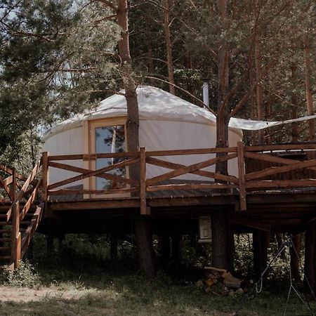 Jurty Z Widokiem, Prywatna Balia- Dzikolas Glamping Krasnobrod Luaran gambar