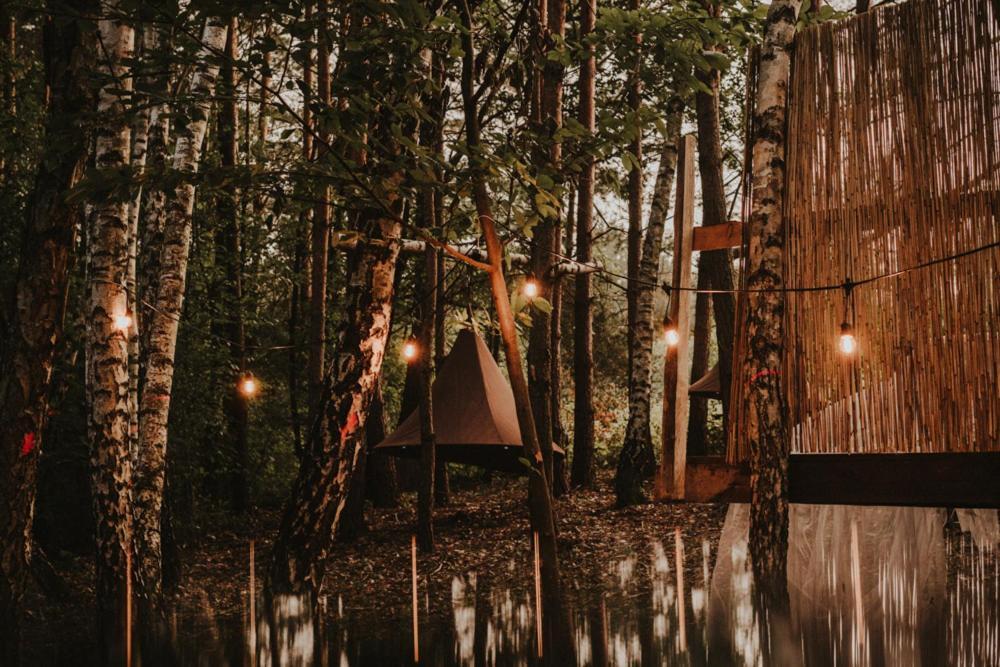 Jurty Z Widokiem, Prywatna Balia- Dzikolas Glamping Krasnobrod Luaran gambar