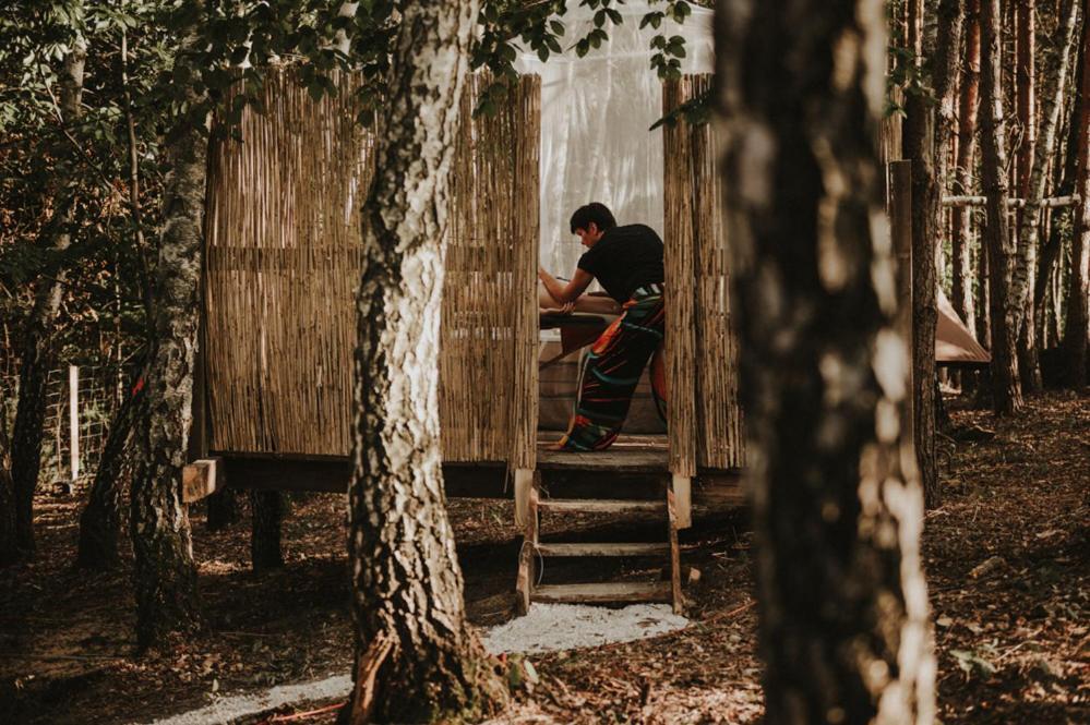 Jurty Z Widokiem, Prywatna Balia- Dzikolas Glamping Krasnobrod Luaran gambar