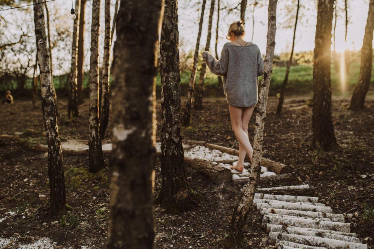 Jurty Z Widokiem, Prywatna Balia- Dzikolas Glamping Krasnobrod Luaran gambar