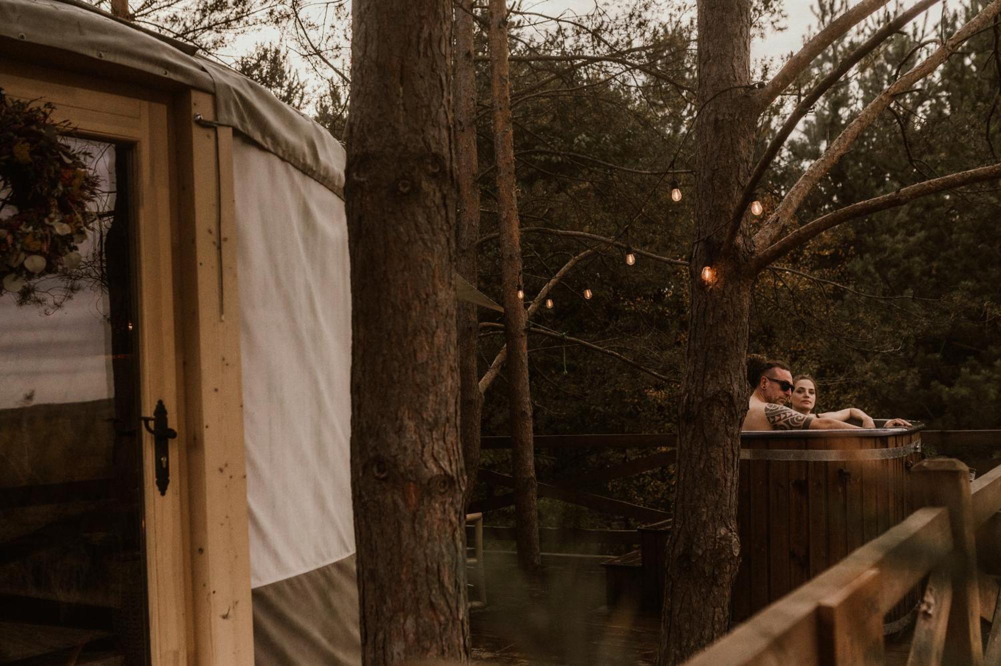 Jurty Z Widokiem, Prywatna Balia- Dzikolas Glamping Krasnobrod Luaran gambar